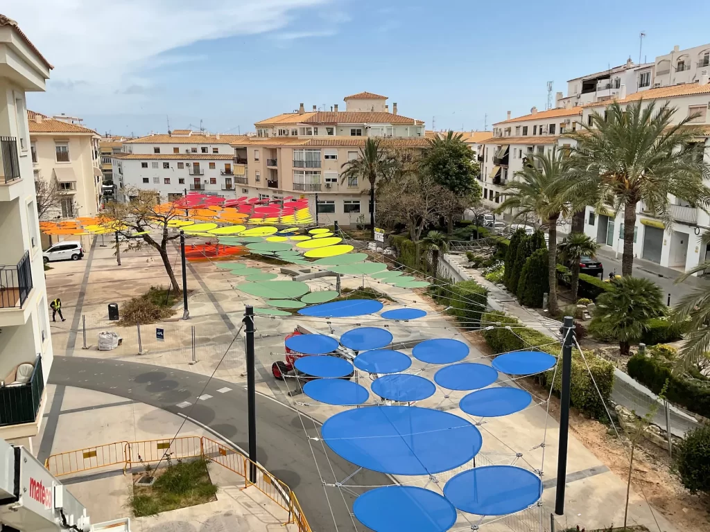 arquitectura textil para parque